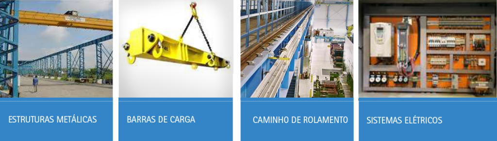 Acessórios para Talhas, Pontes Rolantes e Elevadores de carga