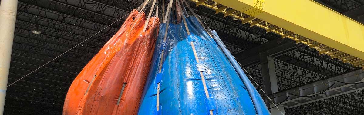 SERVIÇO DE TESTE DE CARGA COM BOLSA DE ÁGUA