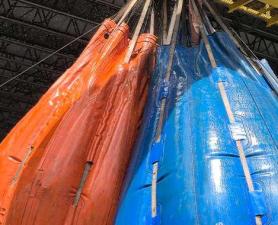 TESTE DE CARGA COM BOLSAS DE ÁGUA